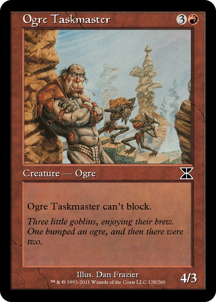 Ogre Taskmaster  [Masters Edition IV] Foil