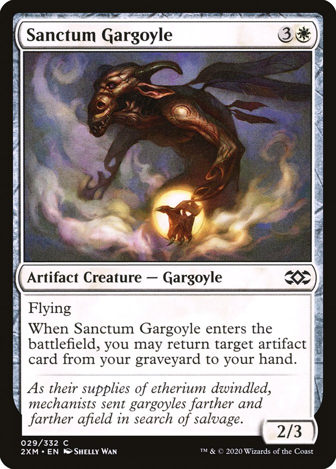 Sanctum Gargoyle [Double Masters] Foil