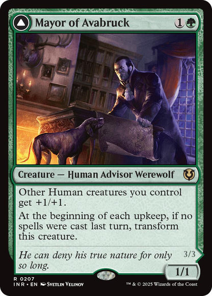 Mayor of Avabruck // Howlpack Alpha [Innistrad Remastered] Foil