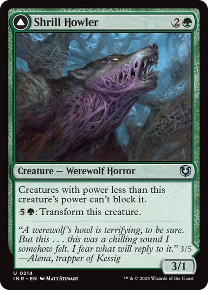 Shrill Howler // Howling Chorus [Innistrad Remastered] Foil
