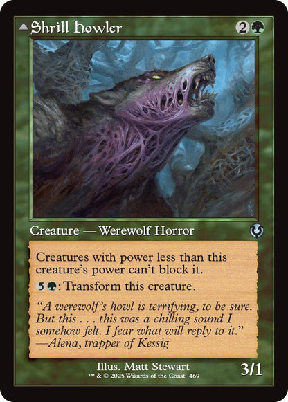 Shrill Howler // Howling Chorus (Retro Frame) [Innistrad Remastered] Foil