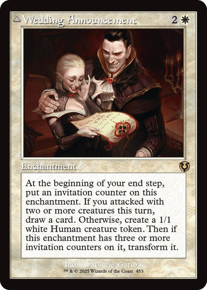 Wedding Announcement // Wedding Festivity (Retro Frame) [Innistrad Remastered] Foil