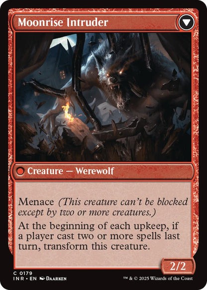 Village Messenger // Moonrise Intruder [Innistrad Remastered] Foil
