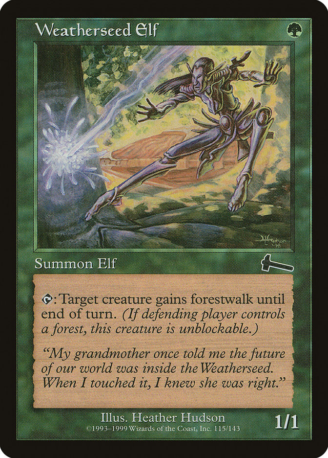 Weatherseed Elf [Urza's Legacy] Foil