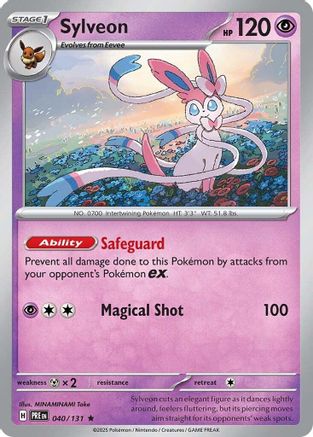 Sylveon (040/131) [Scarlet & Violet: Prismatic Evolutions] Reverse Holofoil