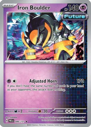 Iron Boulder (046/131) [Scarlet & Violet: Prismatic Evolutions] Reverse Holofoil