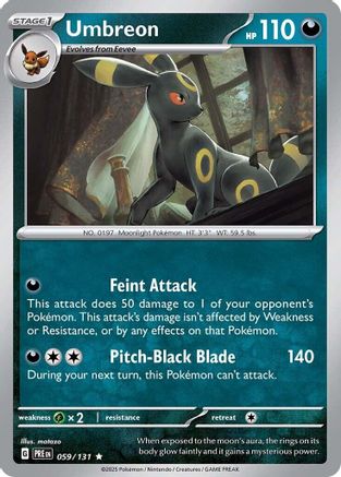 Umbreon (059/131) [Scarlet & Violet: Prismatic Evolutions] Reverse Holofoil