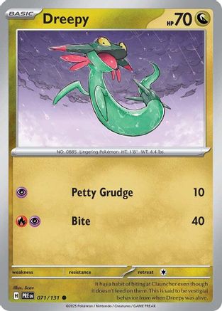 Dreepy (071/131) [Scarlet & Violet: Prismatic Evolutions] Reverse Holofoil