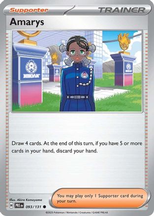 Amarys (093/131) [Scarlet & Violet: Prismatic Evolutions] Reverse Holofoil
