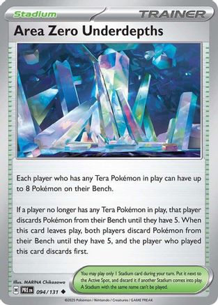 Area Zero Underdepths (094/131) [Scarlet & Violet: Prismatic Evolutions] Reverse Holofoil