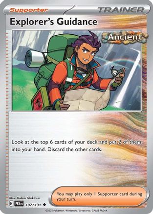 Explorer's Guidance (107/131) [Scarlet & Violet: Prismatic Evolutions] Reverse Holofoil