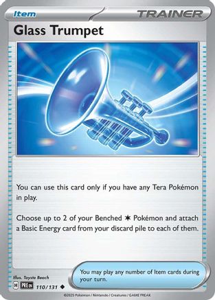Glass Trumpet (110/131) [Scarlet & Violet: Prismatic Evolutions] Reverse Holofoil