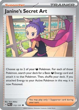 Janine's Secret Art (112/131) [Scarlet & Violet: Prismatic Evolutions] Reverse Holofoil