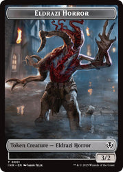 Eldrazi Horror // Human Soldier (0003) Double-Sided Token [Innistrad Remastered Tokens]