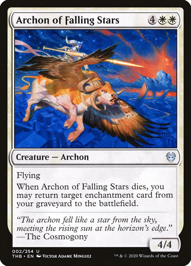 Archon of Falling Stars [Theros Beyond Death] Foil