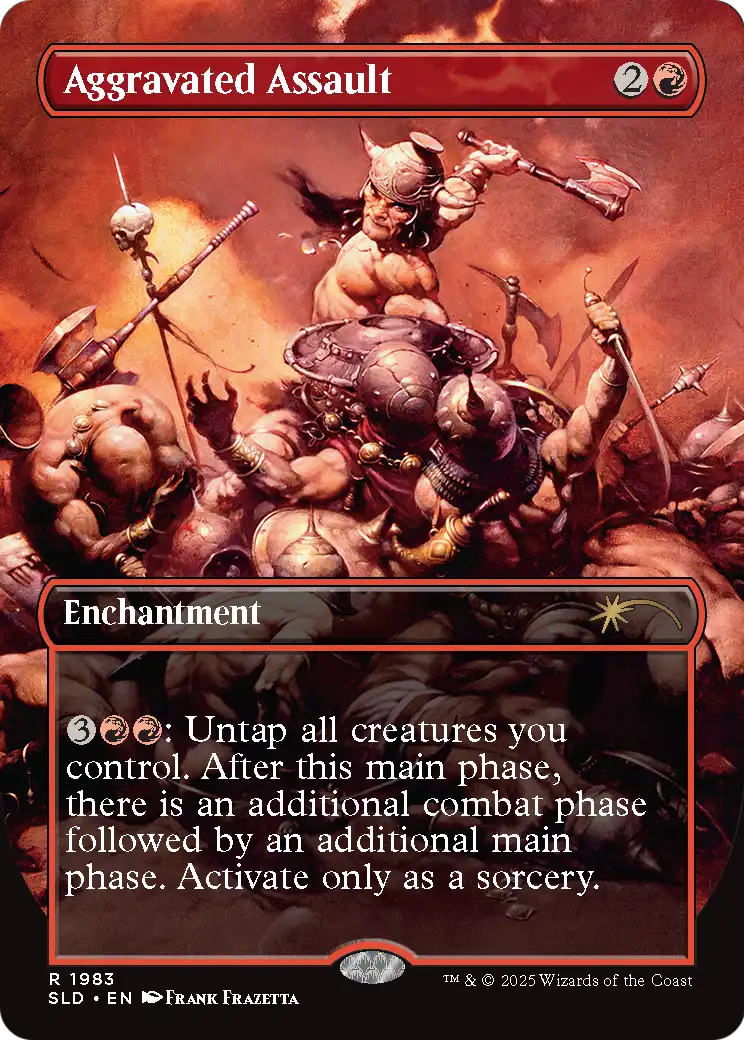 Aggravated Assault  [Secret Lair Drop Series] (Borderless) Foil