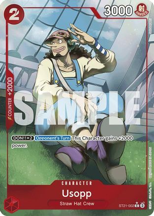 Usopp (Parallel) (ST21-002) - [Starter Deck EX: Gear 5] Foil