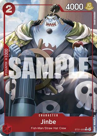 Jinbe (Parallel) (ST21-005) - [Starter Deck EX: Gear 5] Foil