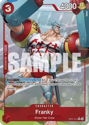 Franky (Parallel) (ST21-011) - [Starter Deck EX: Gear 5] Foil