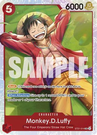Monkey.D.Luffy (014) (ST21-014) - [Starter Deck EX: Gear 5] Foil