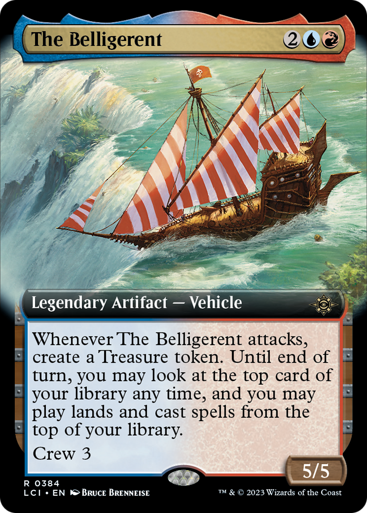 The Belligerent (Extended Art) [The Lost Caverns of Ixalan] Foil