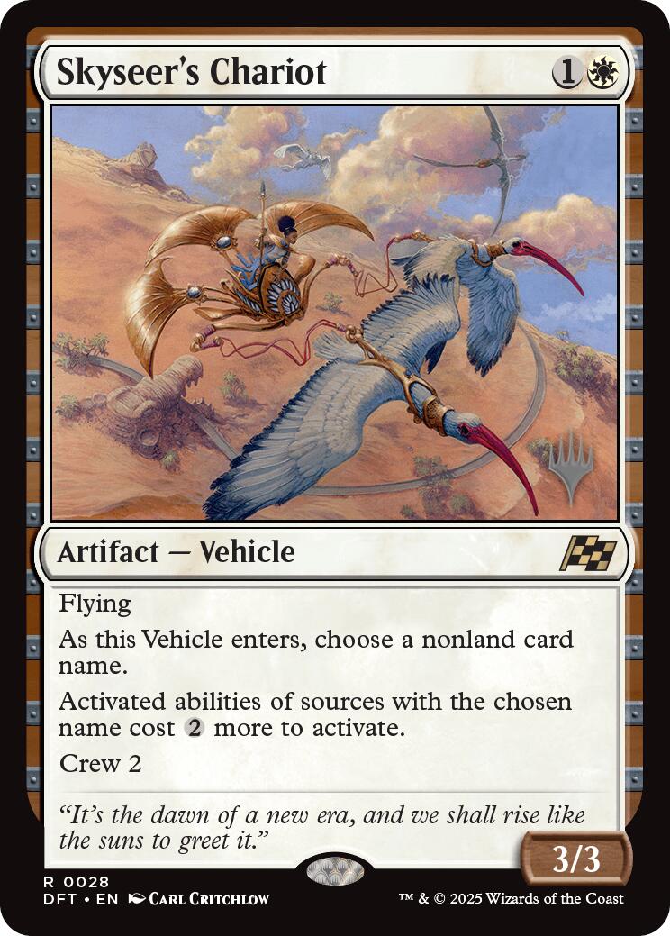 Skyseer's Chariot (Promo Pack) [Aetherdrift Promos] Foil