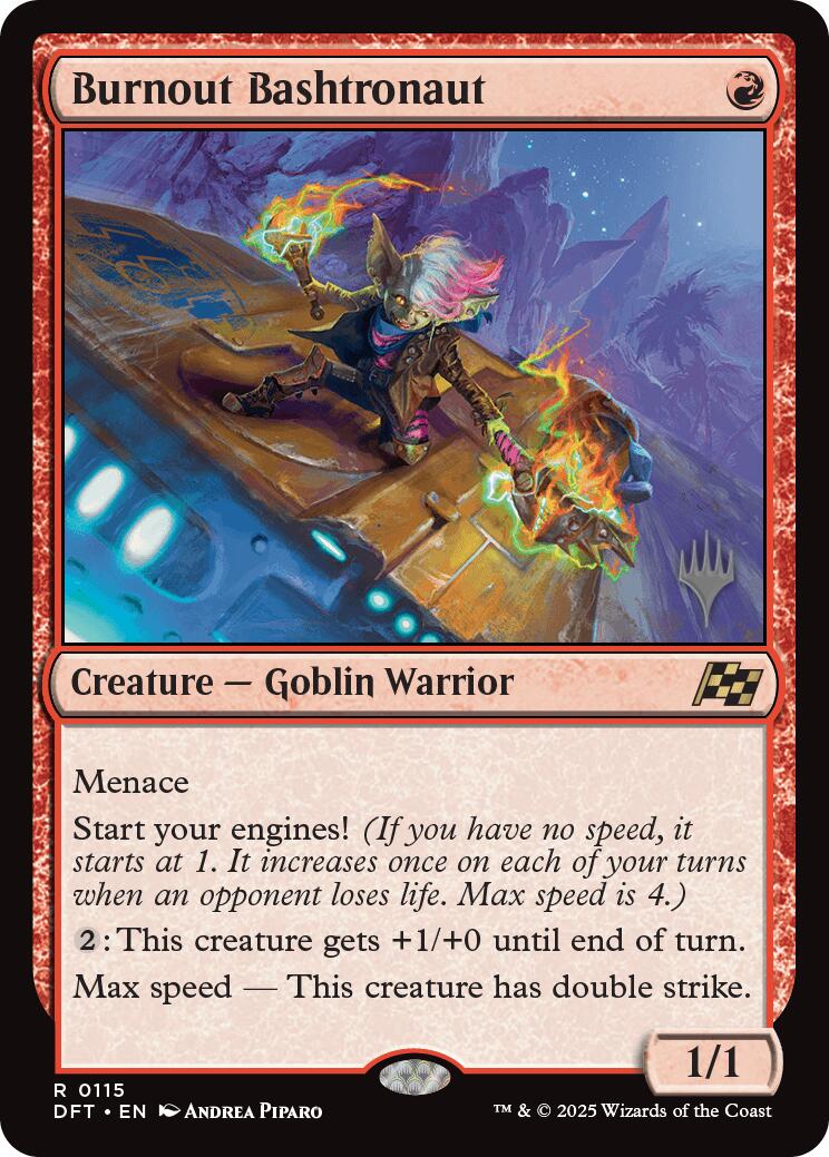Burnout Bashtronaut (Promo Pack) [Aetherdrift Promos] Foil