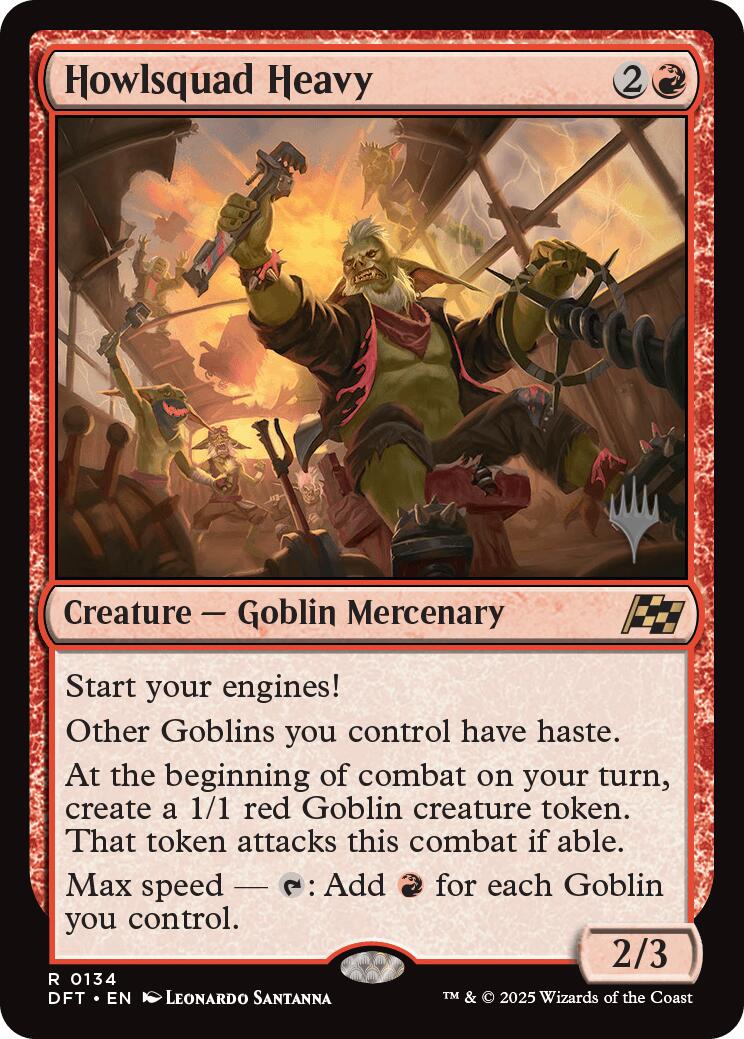 Howlsquad Heavy (Promo Pack) [Aetherdrift Promos] Foil