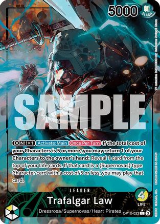 Trafalgar Law (022) (Parallel) (OP10-022) - [Royal Blood] Foil