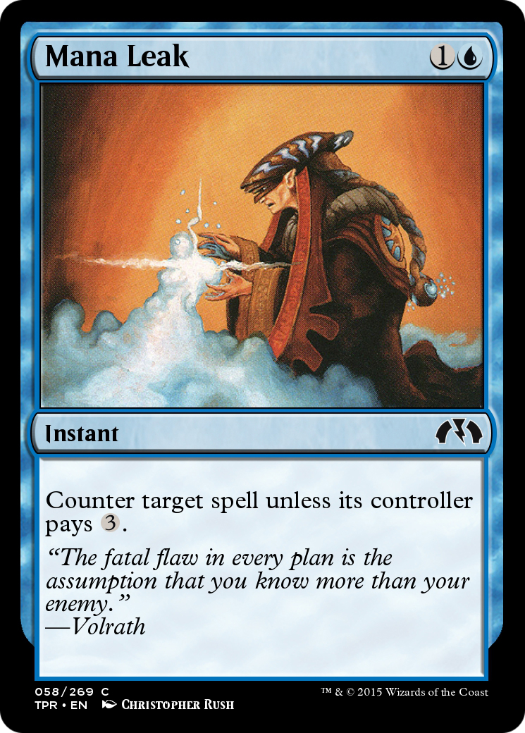 Mana Leak  [Tempest Remastered] Foil