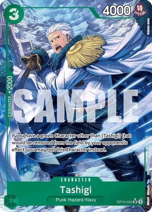 Tashigi (Parallel) (OP10-032) - [Royal Blood] Foil