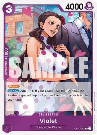 Violet (OP10-062) - [Royal Blood] Foil