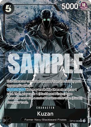 Kuzan (Parallel) (OP10-082) - [Royal Blood] Foil