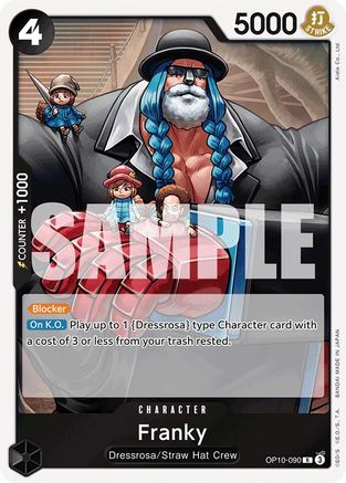 Franky (090) (OP10-090) - [Royal Blood] Foil