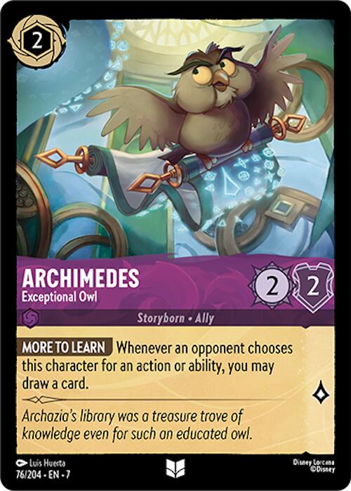 Archimedes - Exceptional Owl (76/204) [Archazia's Island]