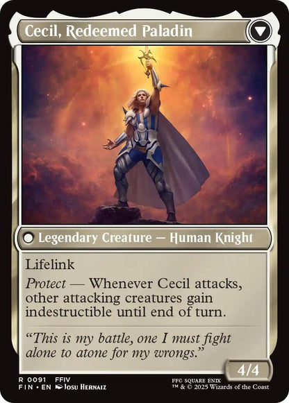 Cecil, Dark Knight // Cecil, Redeemed Paladin [FINAL FANTASY] Foil