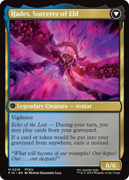 Emet-Selch, Unsundered // Hades, Sorcerer of Eld [FINAL FANTASY] Foil