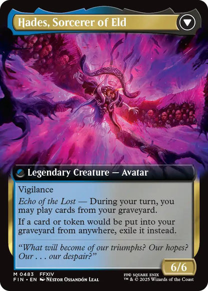 Emet-Selch, Unsundered // Hades, Sorcerer of Eld (Extended Art) [FINAL FANTASY] Foil