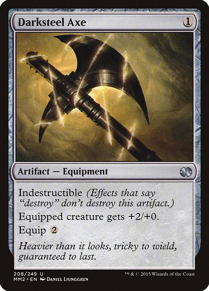 Darksteel Axe [Modern Masters 2015] Foil