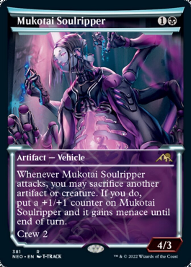 Mukotai Soulripper (Showcase Soft Glow) [Kamigawa: Neon Dynasty] Foil