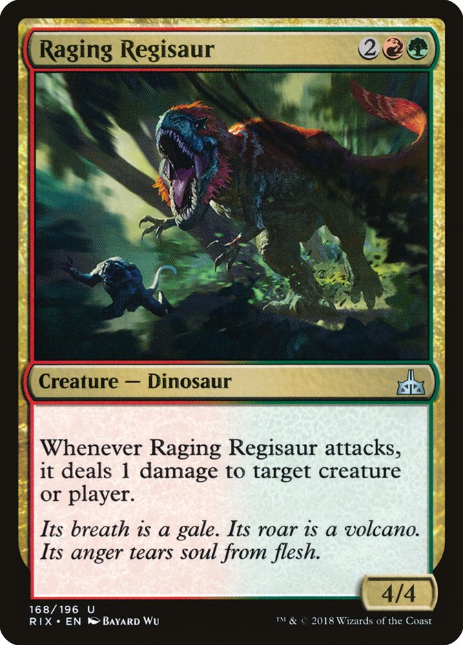 Raging Regisaur [Rivals of Ixalan] Foil