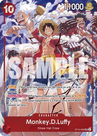 Monkey.D.Luffy (One Piece Day Dallas 2025) (ST10-006) - [One Piece Promotion Cards] Foil