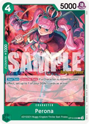 Perona (036) (OP10-036) - [Royal Blood Release Event Cards]