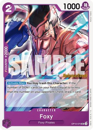 Foxy (OP10-075) - [Royal Blood Release Event Cards]