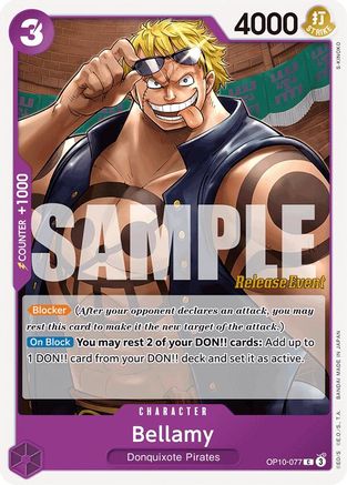 Bellamy (OP10-077) - [Royal Blood Release Event Cards]