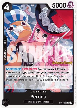 Perona (092) (OP10-092) - [Royal Blood Release Event Cards]