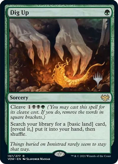 Dig Up (Promo Pack) [Innistrad: Crimson Vow Promos] Foil