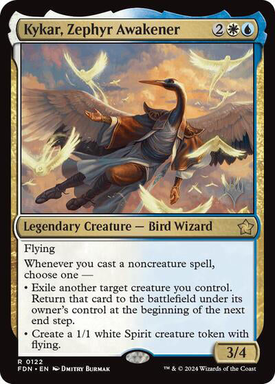 Kykar, Zephyr Awakener (Promo Pack) [Foundations Promos] Foil