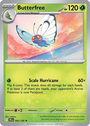 Butterfree (003/159) [Scarlet & Violet: Journey Together] Reverse Holofoil