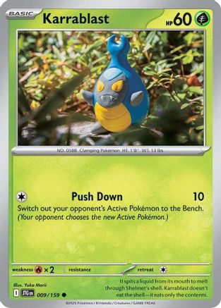 Karrablast (009/159) [Scarlet & Violet: Journey Together] Reverse Holofoil